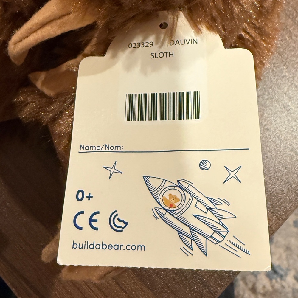 NEW Build a Bear 18” Sloth - Build-A-Bear - Picture 8 of 8